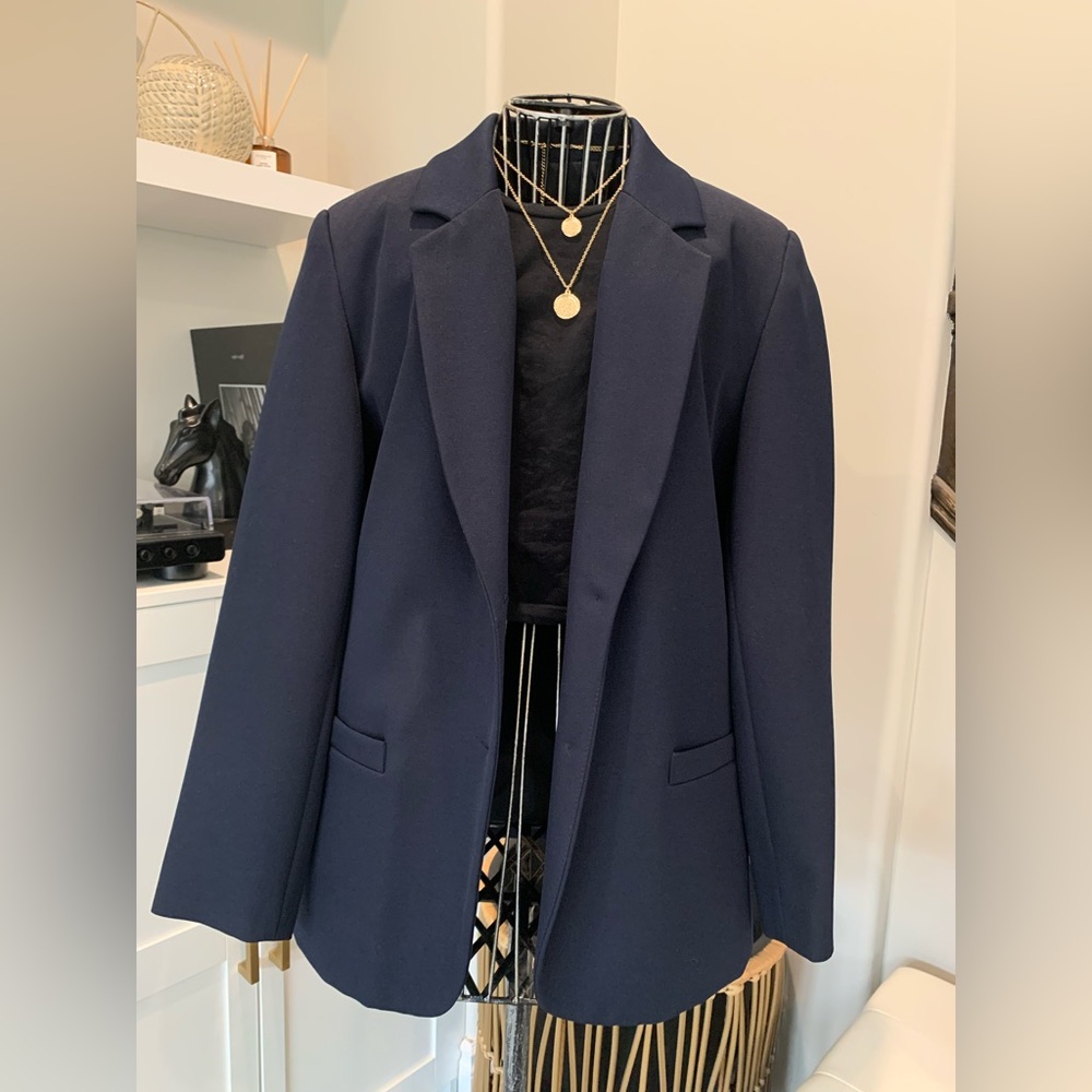 Vintage Navy D’allaird’s Oversized Blazer